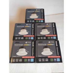 5 Juno 4-Inch E Series LED Recessed Downlight Matte White 700 Lumens Dimmable‎